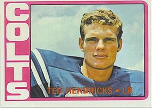 Ted Hendricks 1972 Topps #93