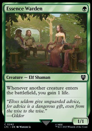 Essence Warden (The Lord of the Rings Commander Decks) Trading Card