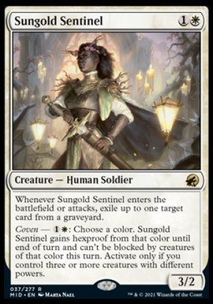 Sungold Sentinel (Innistrad: Midnight Hunt) Trading Card