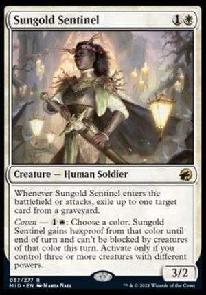 Sungold Sentinel (Innistrad: Midnight Hunt)