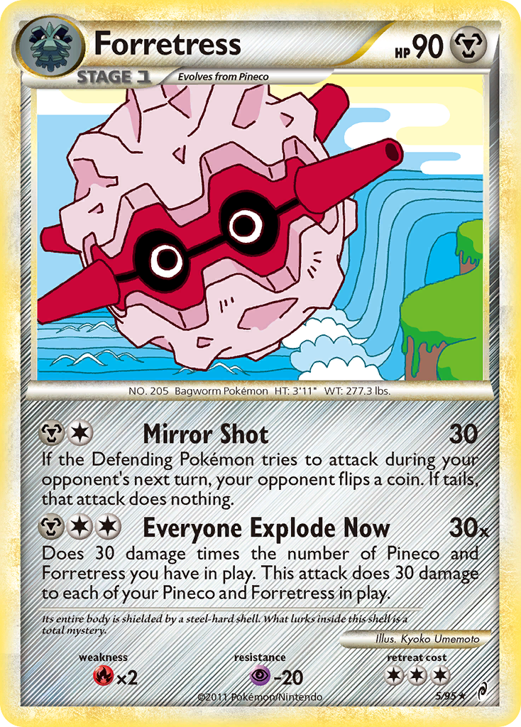 Forretress (5/95) - Call of Legends Pokémon Card