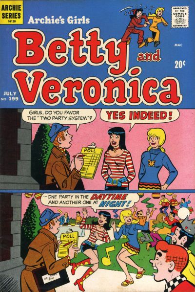 Archie's Girls Betty and Veronica #199 Comic