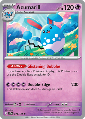 Azumarill (74/191) - Surging Sparks