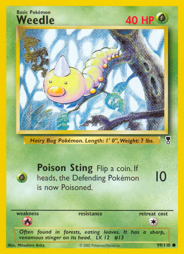 Weedle (99/110) - Legendary Collection Pokémon Card