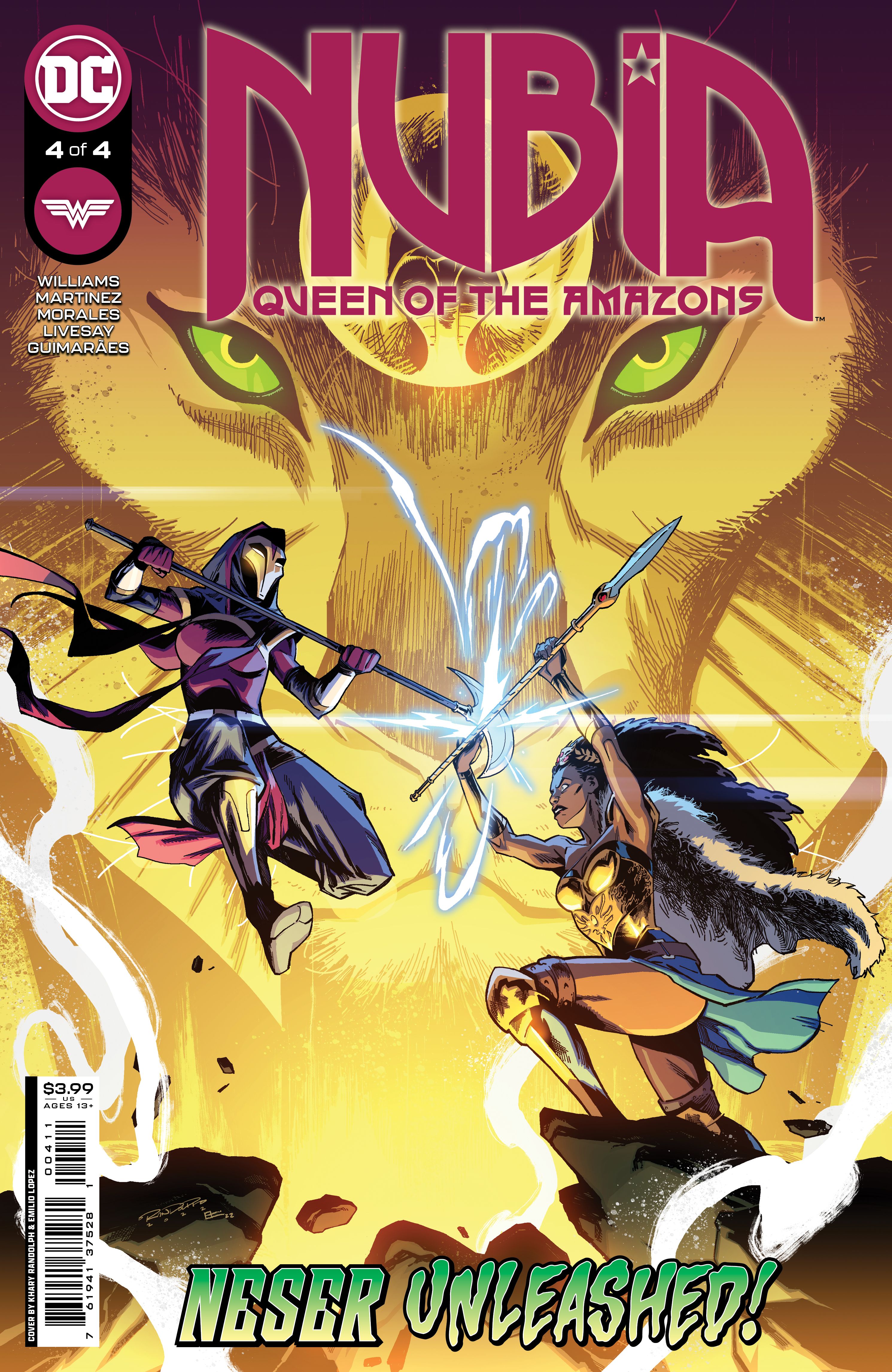 Nubia: Queen of the Amazons #4 Comic