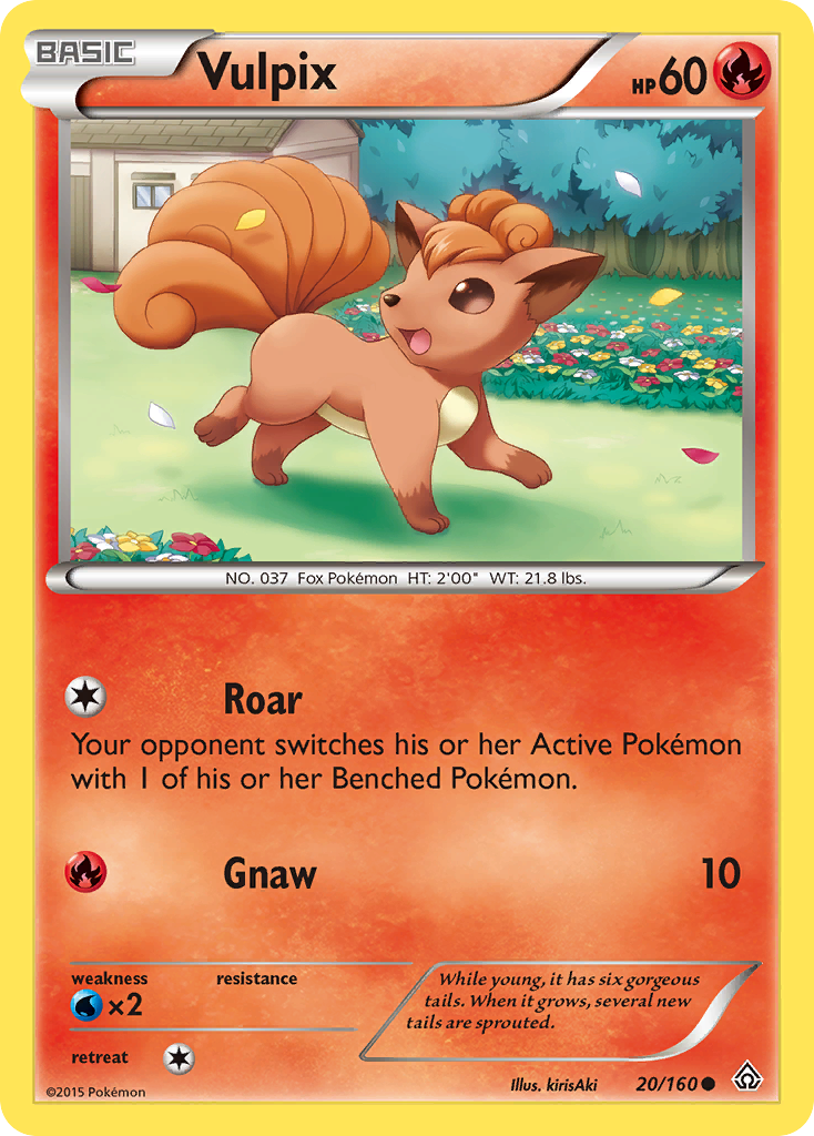 Vulpix (20/160) - Primal Clash Pokémon Card