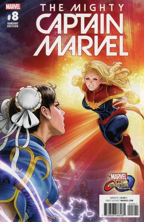 Mighty Captain Marvel  #8 (Se Marvel Vs Capcom Variant)