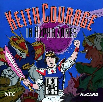 Keith Courage in Alpha Zones Video Game