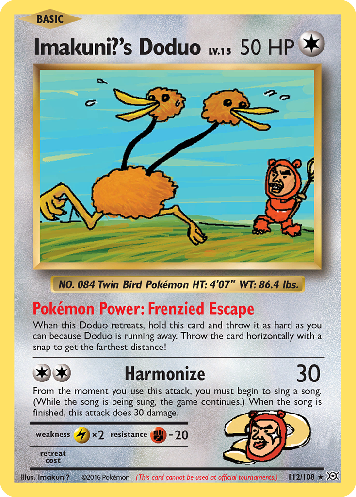 Imakuni?'s Doduo (112/108) - Evolutions Pokémon Card