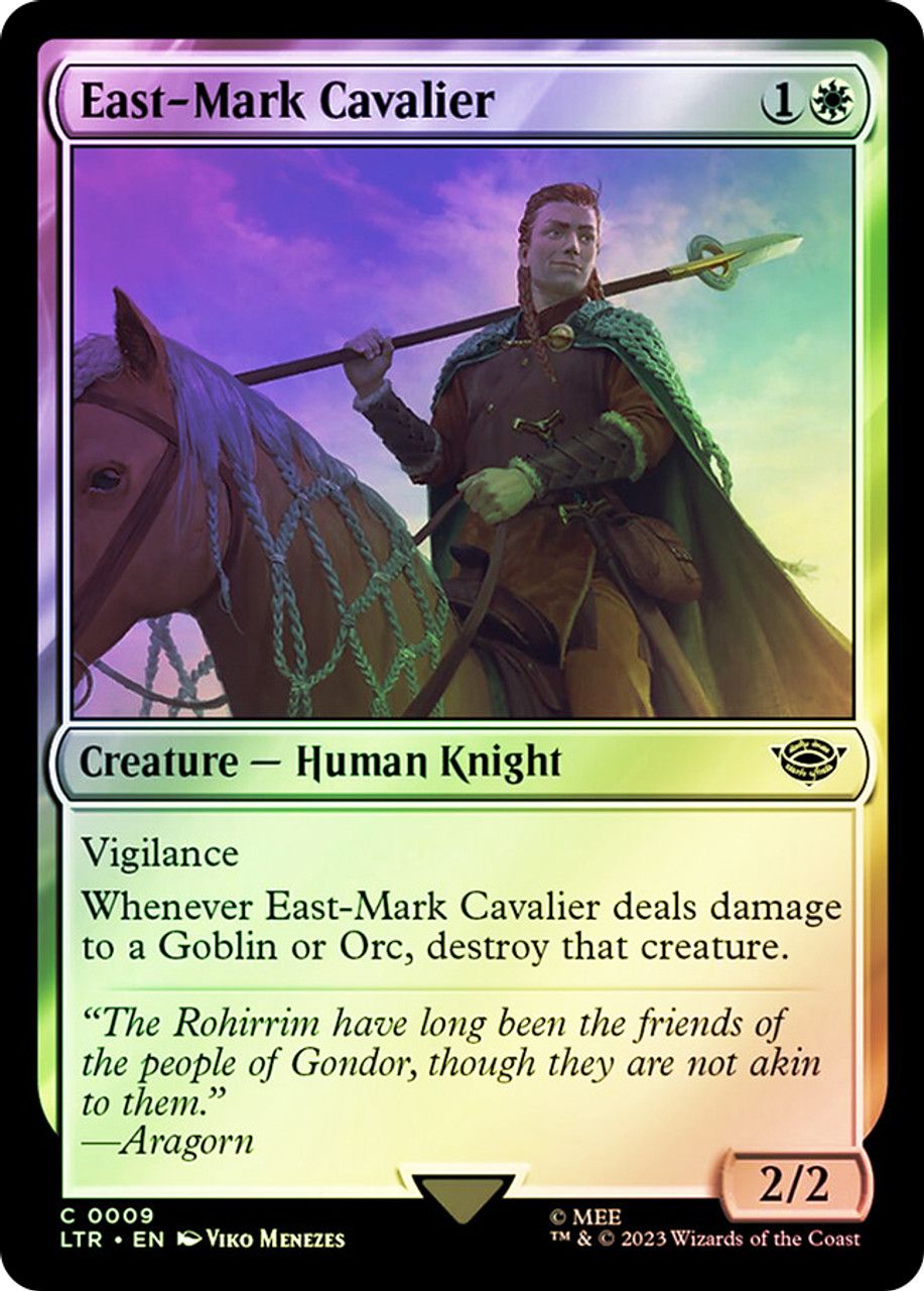 East-Mark Cavalier (The Lord of the Rings - Foil) Trading Card