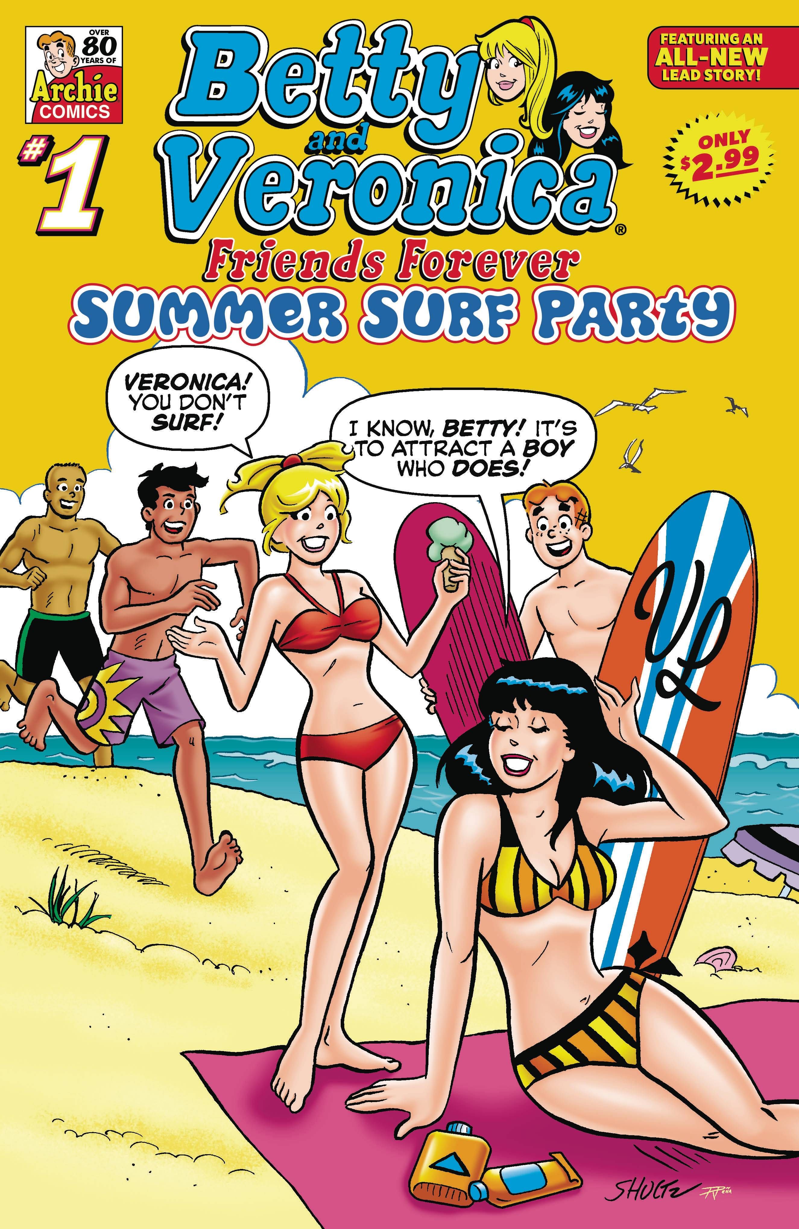 Betty and Veronica Friends Forever: Summer Surf Party #1 Comic