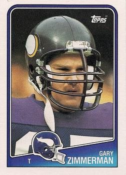 Gary Zimmerman 1988 Topps #154 Sports Card