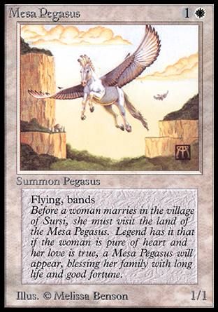 Mesa Pegasus (Alpha) Trading Card