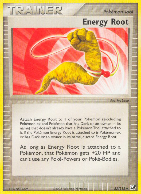 Energy Root (Trainer: Pokémon Tool) (83/115) - Unseen Forces Pokémon Card