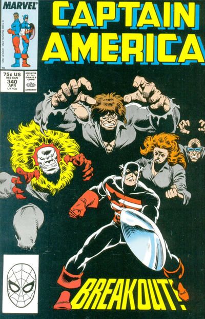 Captain America #340 Comic
