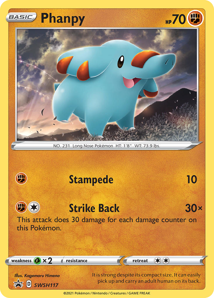 Phanpy (SWSH117) - SWSH Black Star Promos Pokémon Card