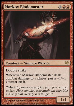 Markov Blademaster (Dark Ascension) Trading Card