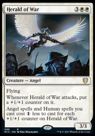 Herald of War (Innistrad Midnight Hunt Commander Decks) Trading Card