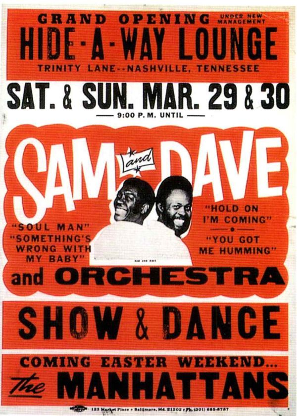 AOR-1.48-OP-1 Sam & Dave Hide-A-Way Lounge 1980