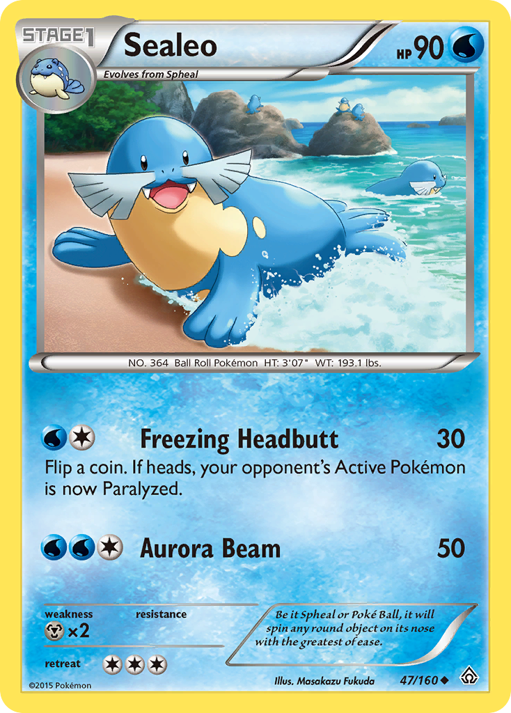 Sealeo (47/160) - Primal Clash Pokémon Card