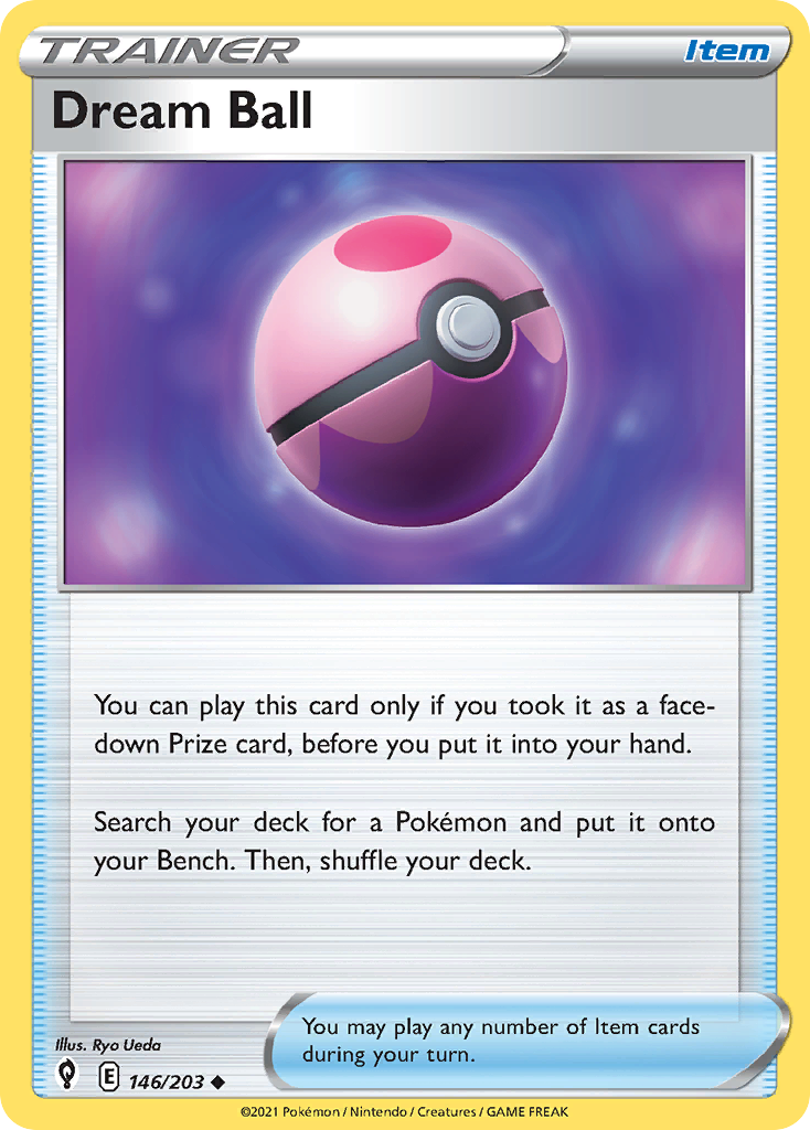 Dream Ball (Trainer: Item) (146/203) - Evolving Skies Pokémon Card