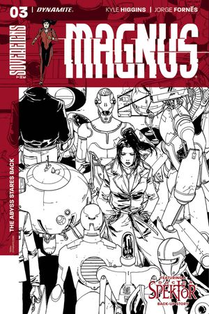 Magnus #3 (Cover C 10 Copy Camuncoli B&w)
