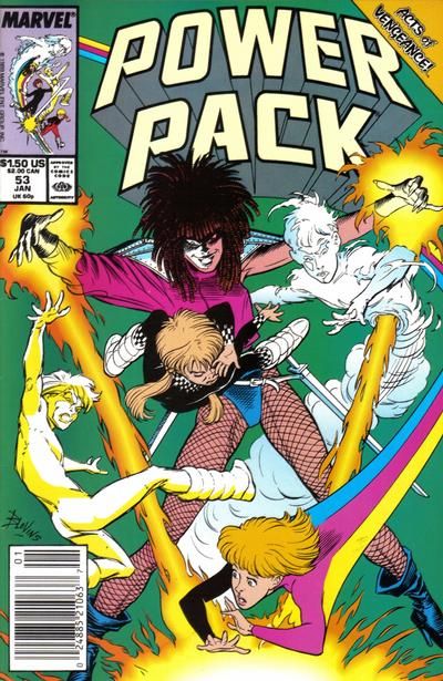 Power Pack #53 Comic