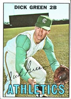 Dick Green 1967 Topps #54 Sports Card