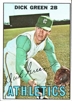 Dick Green Autographed Signed Oakland A's 1970 Topps Card #311