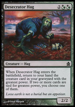 Desecrator Hag (MTG Commander) Trading Card