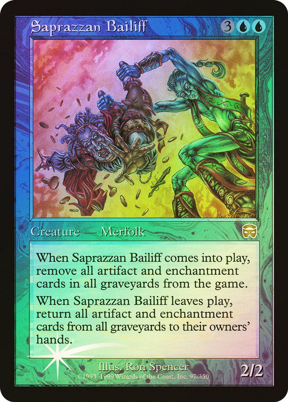 Saprazzan Bailiff (Mercadian Masques - Foil) Trading Card