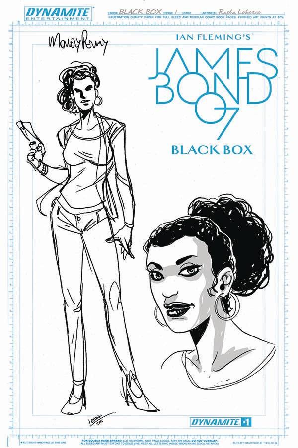 James Bond 007 #1 (Moneypenny Design Artboard Variant)