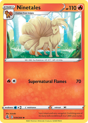 Ninetales (30/264) - Fusion Strike (Reverse Holo)