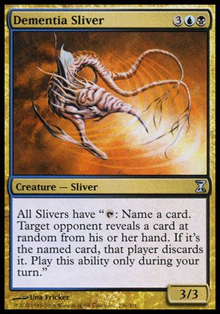 Dementia Sliver (Time Spiral) Trading Card