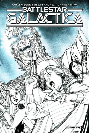 Battlestar Galactica Vol 3 #3 (Cover D 10 Copy B&w Cover)