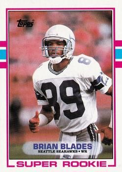 Brian Blades 1989 Topps #182 Sports Card