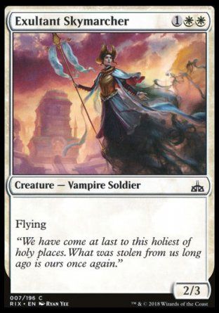 Exultant Skymarcher (Rivals of Ixalan) Trading Card