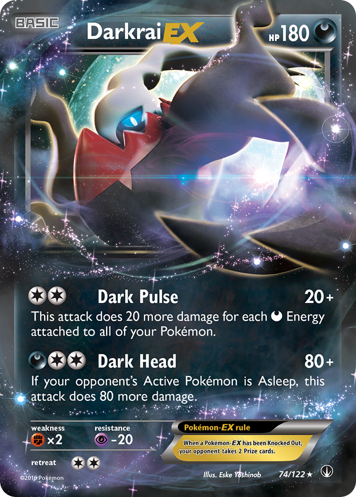 Darkrai EX (74/122) - BREAKpoint Pokémon Card