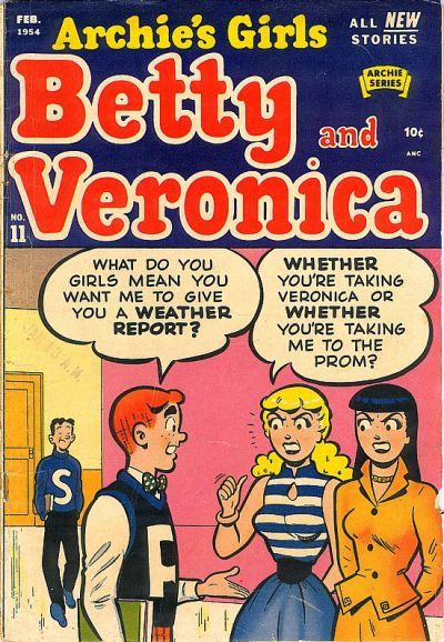 Archie's Girls Betty and Veronica #11 Comic