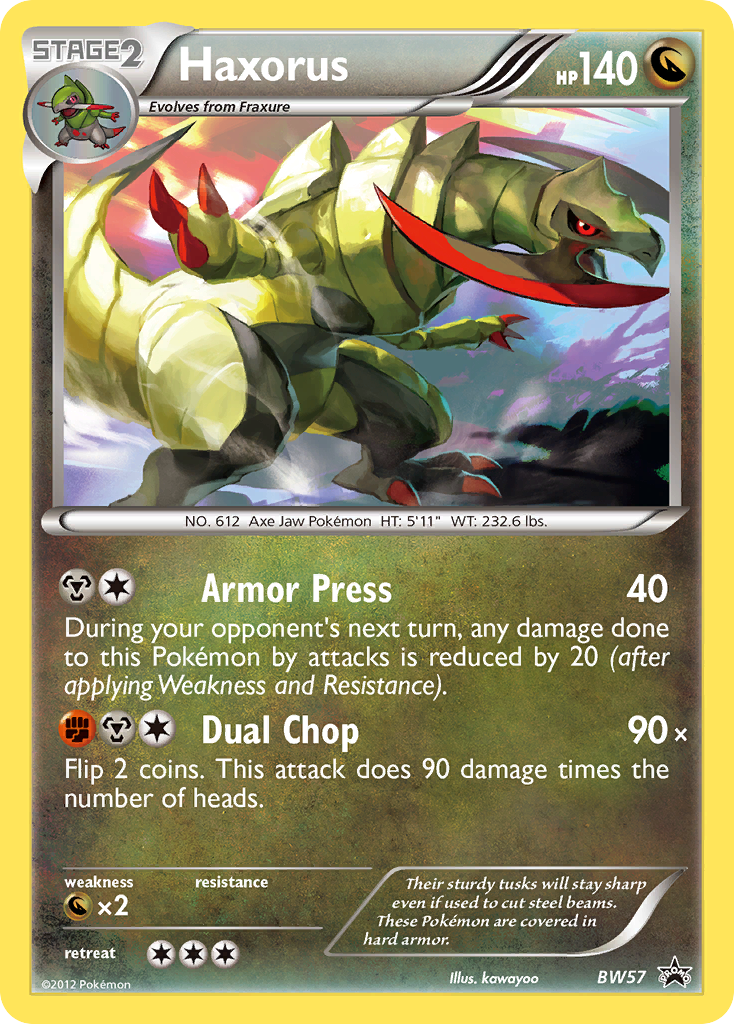 Haxorus Pokémon Card