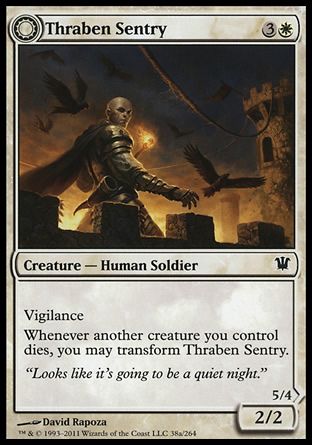 Thraben Sentry (Innistrad) Trading Card