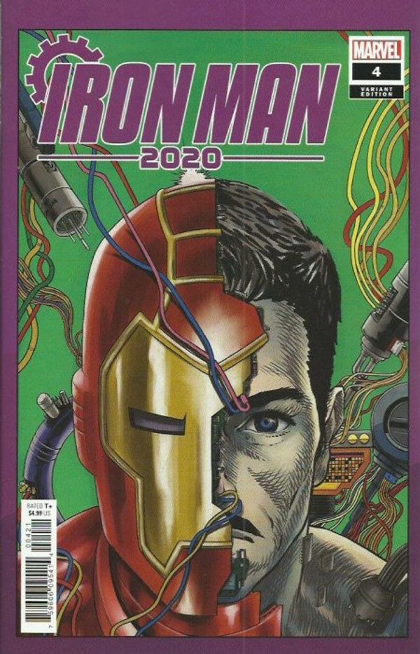 Iron Man 2020 #4 (Superlog Heads Variant)