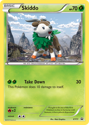Skiddo (XY11) - XY Black Star Promos