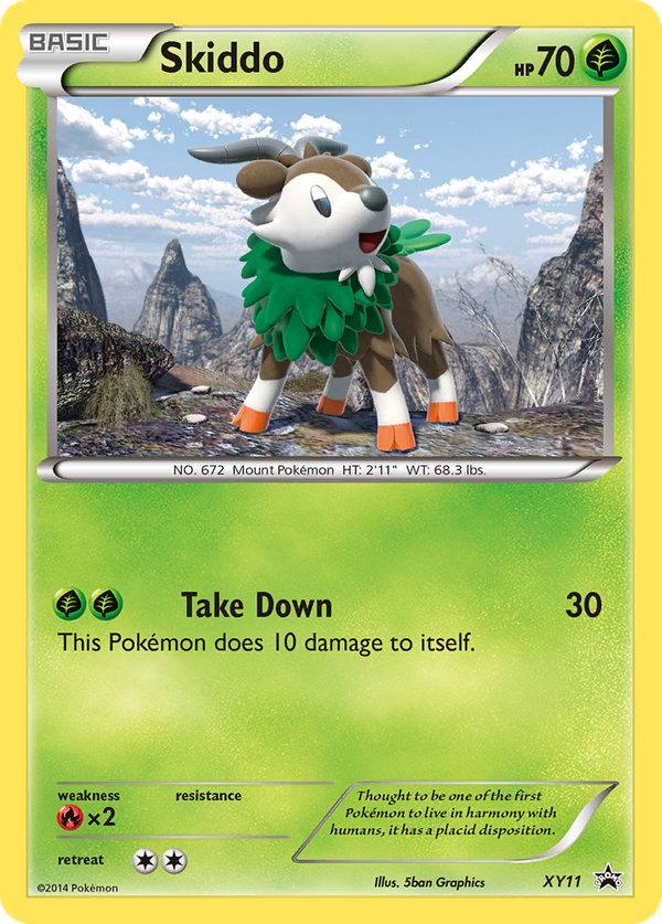 Skiddo (XY11) - XY Black Star Promos