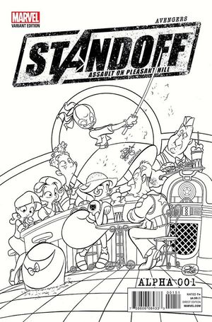 Avengers Standoff: Assault On Pleasant Hill #1 (Party Sketch Variant)