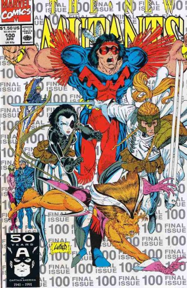 New Mutants #100 (3rd Printing - Silver)