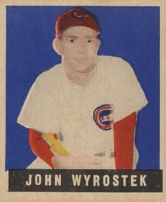 John Wyrostek 1948 Leaf #19 Sports Card