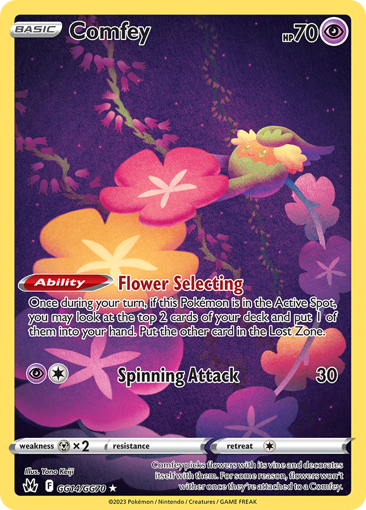 Comfey (GG14) - Crown Zenith Galarian Gallery Pokémon Card