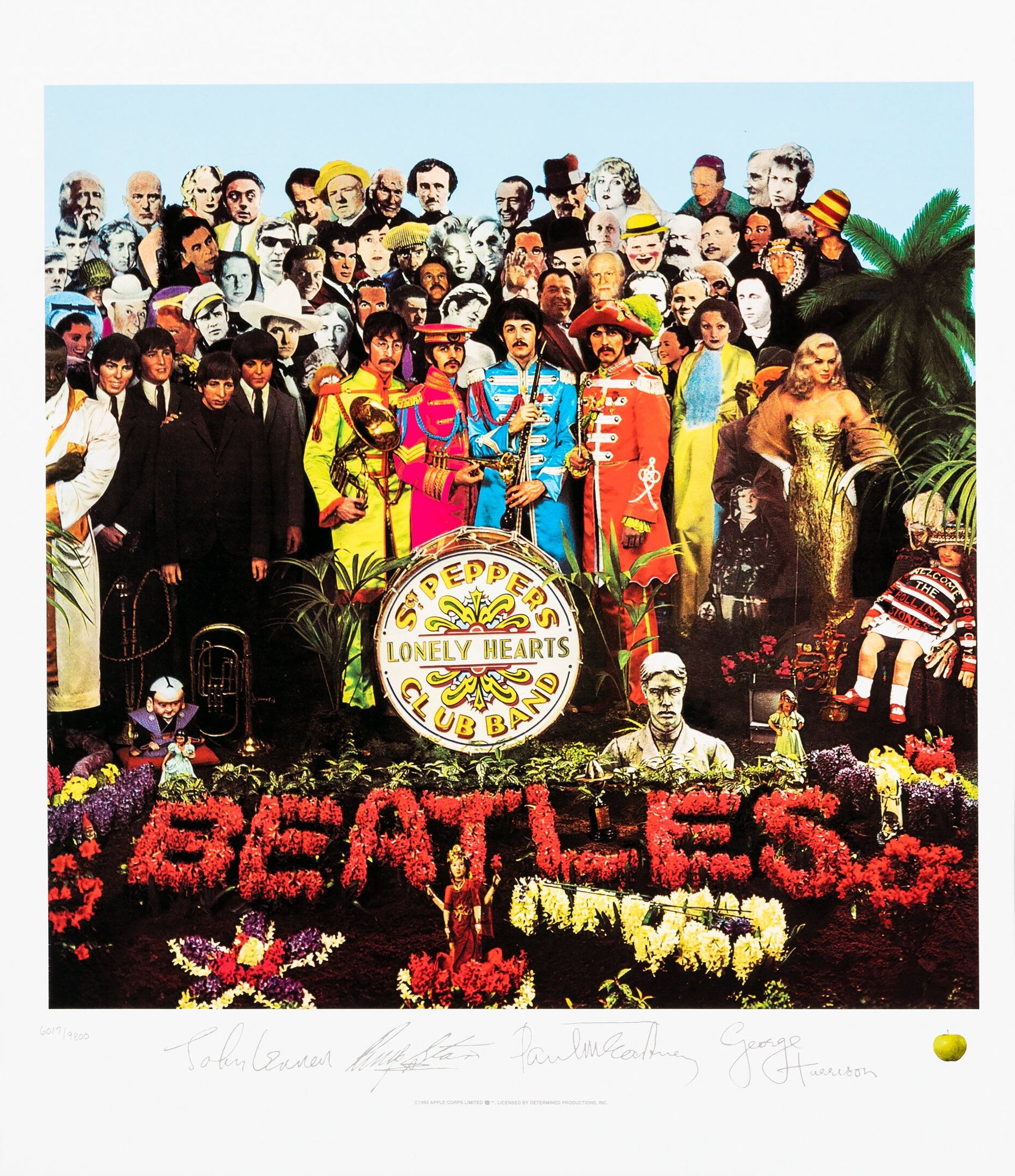 The Beatles Sgt. Pepper's Lonely Hearts Club Band 1993 Concert Poster