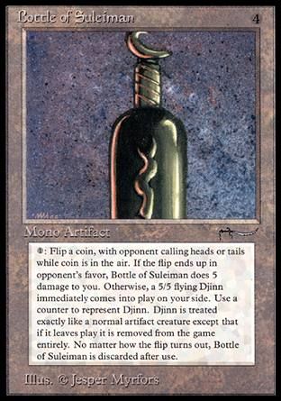 Bottle of Suleiman (Arabian Nights) Trading Card